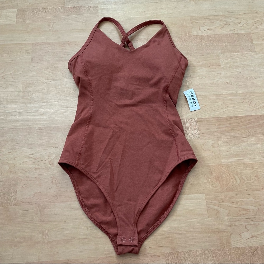 NWT Old Navy Terra Cotta Leotard Bodysuit